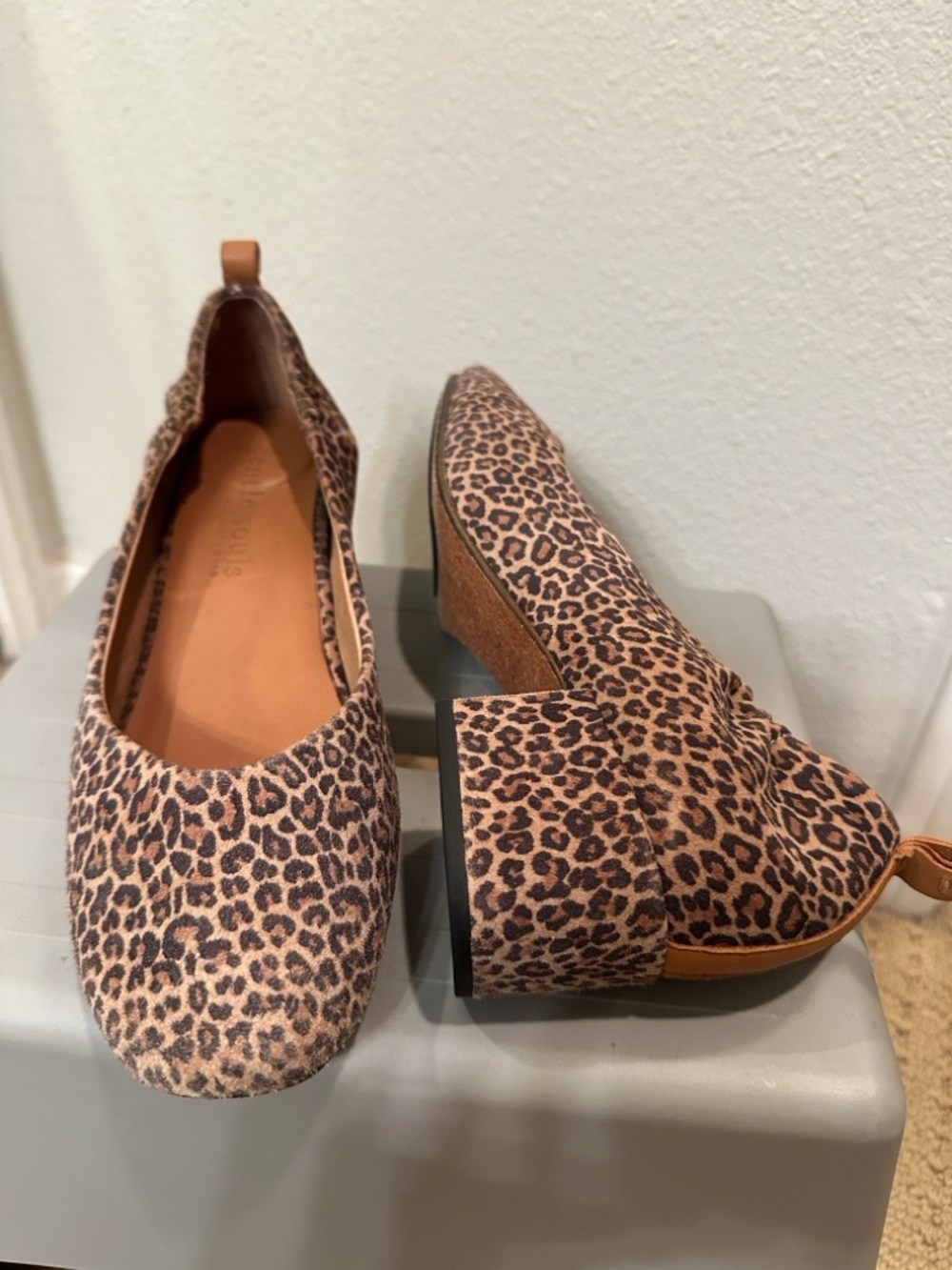 Gentle Souls Leopard Print Leather Block Heel Pumps 8.5 – Luxe Comfort Staple